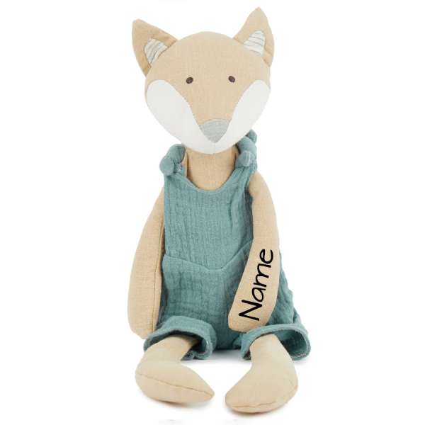 Bieco Kuscheltier Stofftier Fuchs personalisiert mit Namen
