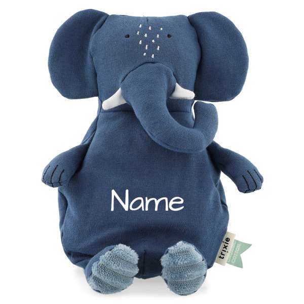 Trixie Kuscheltier Stofftier Elefant personalisiert mit Namen